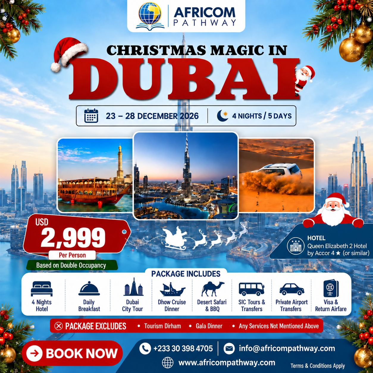 Africom Pathway Christmas Magic in Dubai flyer